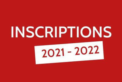 Inscriptions 2021/2022